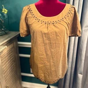 J Crew Embellished Top